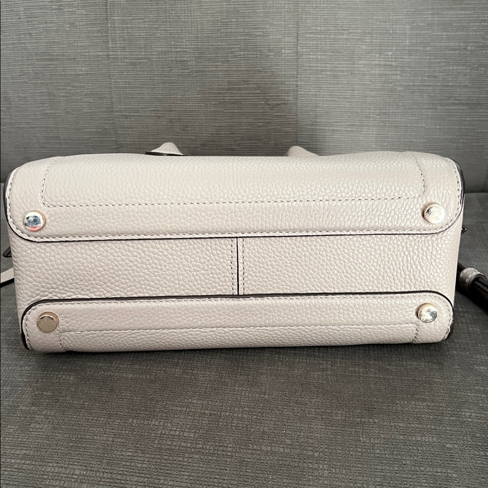 AUTHENTIC KATE SPADE Knott Mini Zip-top Satchel In Warm Taupe - Picture 9 of 11